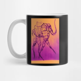 Bassnectar Dali Pink Elephant Mug